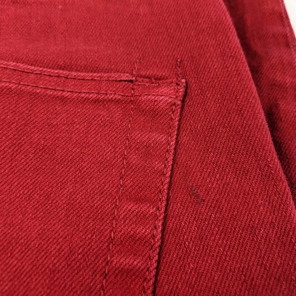 QuikJean Quiksilver Red Slim Fit Straight Leg Jean - Picture 11 of 12
